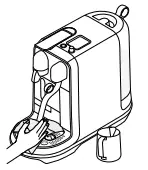 Nespresso Creatista BEN600 When milk frothing