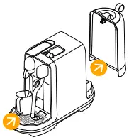 Nespresso Creatista BEN600 Remove the water