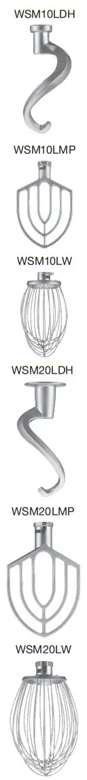 WARING COMMERCIAL WSM10L 10 Quart Stand Mixers -fig2