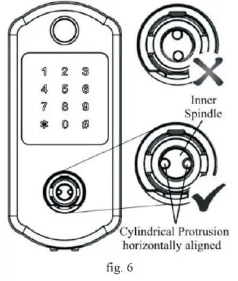 SCYAN X10 Finger Touchscreen Bluetooth Door Lock-21