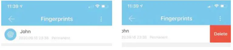 SCYAN X10 Finger Touchscreen Bluetooth Door Lock-9