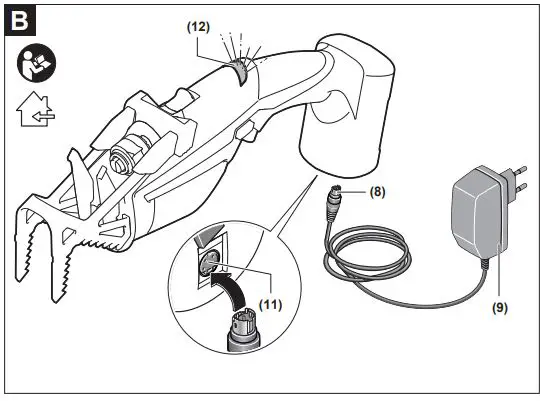 BOSCH 0600861900 Keo Garden Saw Instruction Manual - Fig B