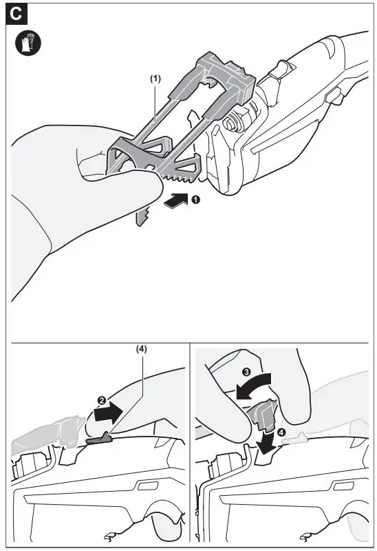 BOSCH 0600861900 Keo Garden Saw Instruction Manual - Fig C