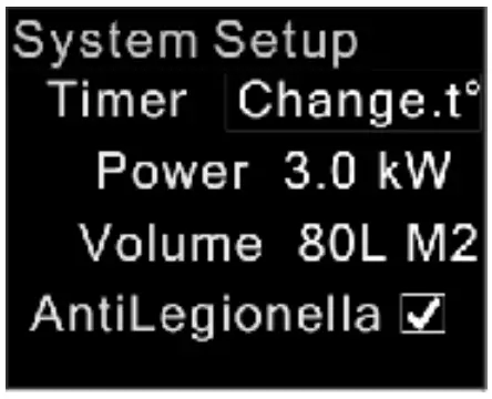 ANTI-LEGIONELLAFUNCTION