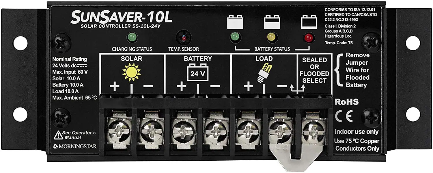 MORNINGSTAR SS-6 SunSaver Solar Controller PRO 2