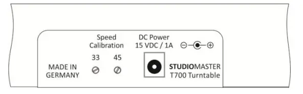 REVOX Studiomaster T700 Turntable - fig 4
