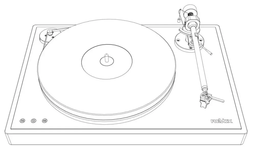 REVOX Studiomaster T700 Turntable