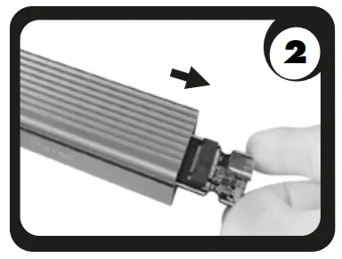 ICY BOX IB 1817MC C31 External Type C Enclosure for M.2 NVMe - parts 2