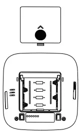 Smilecare U80H Upper Arm Electronic Blood Pressure Monitor Instruction Manual - Battery installation
