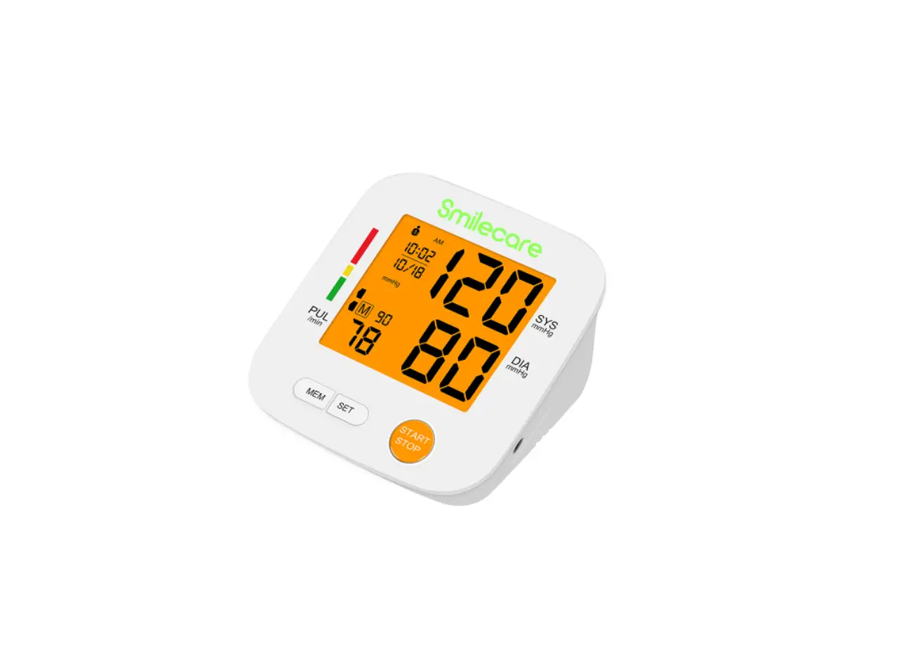 Smilecare U80h Upper Arm Electronic Blood Pressure Monitor Instruction Manual