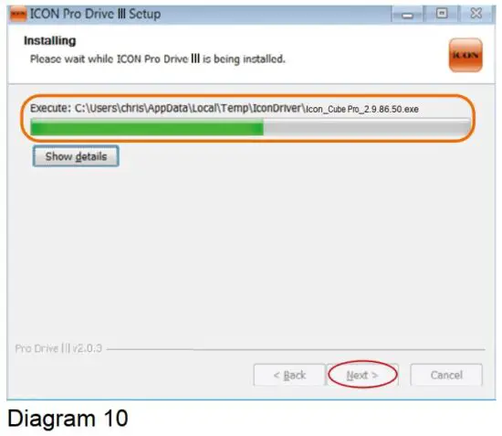 FIG 14 Preparing installation files