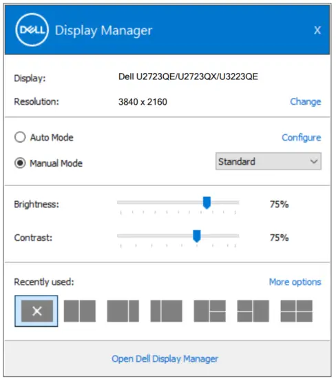 DELL U2723QX UltraSharp 27 32 Monitor app 27