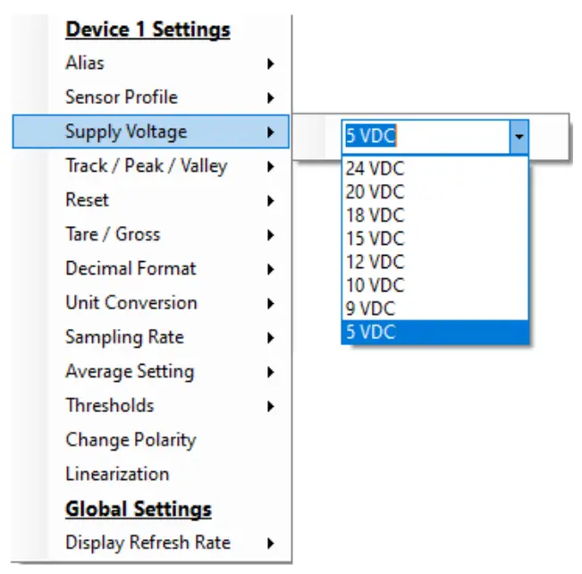 FUTEK USB520 SENSIT Test and Measurement Software app 7