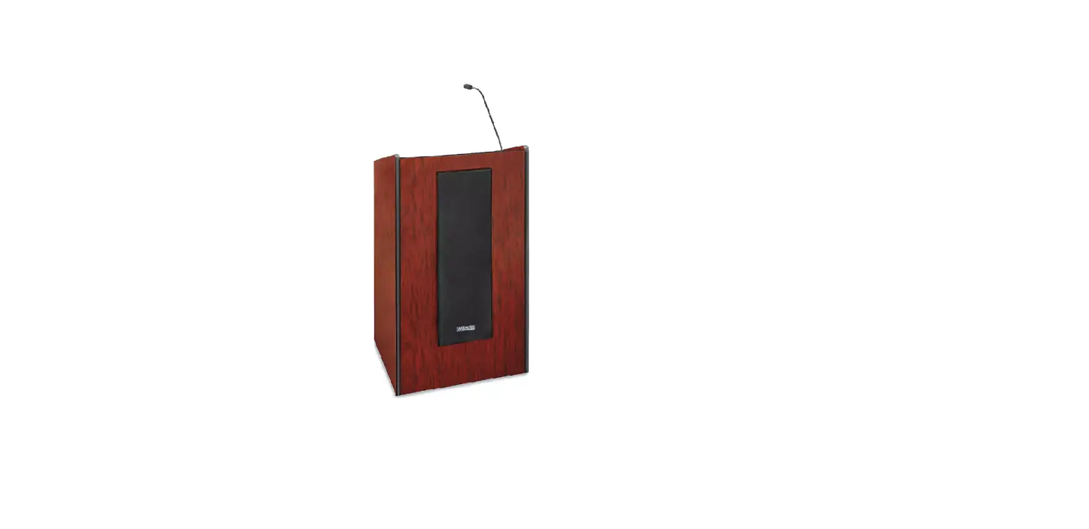 Uline Sound Lectern User Manual Uline Sound Lectern User Manual