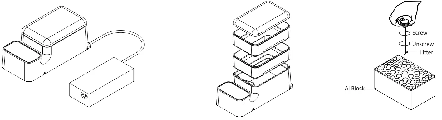 NEUATION iTHERM D150 1 Single Block Dry Bath - fig1