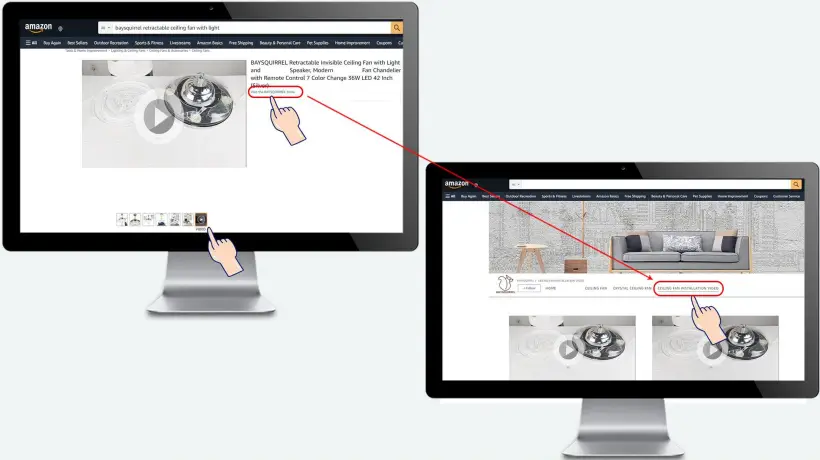 CEILING FAN LIGHT INSTALLATION VIDEO Continued