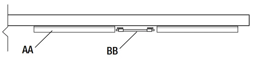 FEIT Electric Flat Panel Under Single LED Fixture Hardwire Installation 12
