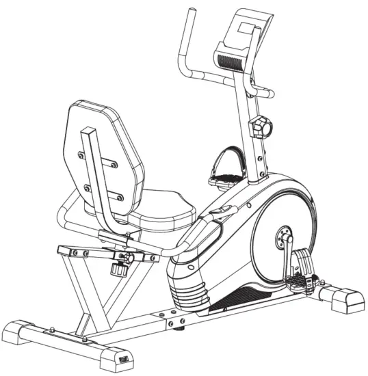 JLL RE200 Recumbent Exercise Bike For Home -