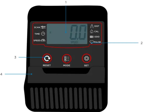 JLL RE200 Recumbent Exercise Bike For Home - 13