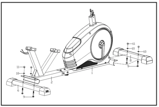 JLL RE200 Recumbent Exercise Bike For Home -6