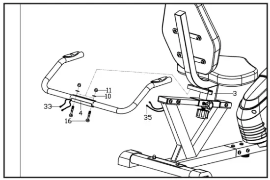 JLL RE200 Recumbent Exercise Bike For Home - 8
