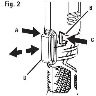RYOBI RY31EP26 18 Inch Pressure Washer Telescoping Extension Pole-fig5