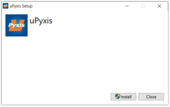 Install uPyxis® Desktop App