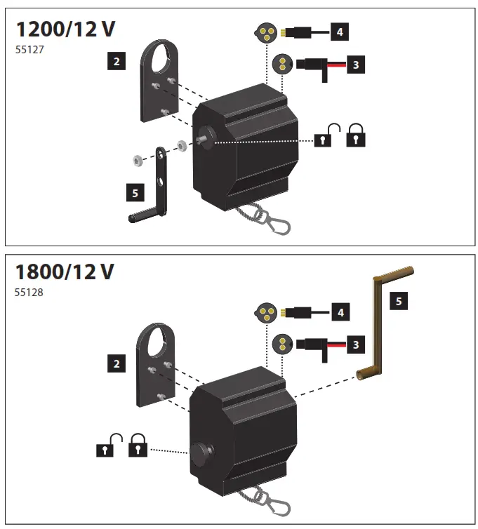 Gude 55127 Electric Cable Winch - fig 8