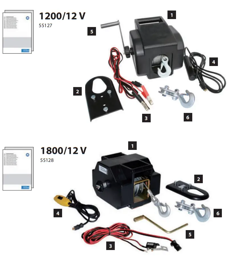 Gude 55127 Electric Cable Winch - fig