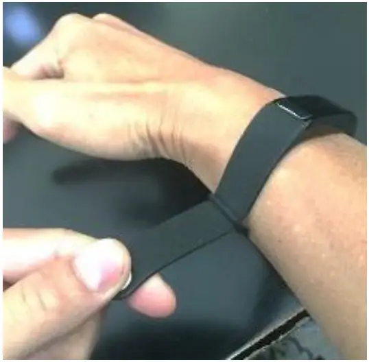 Wearing the everbeat watch