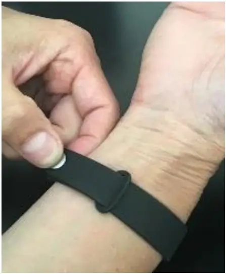 Wearing the everbeat watch