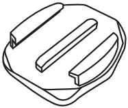 Curved Adhesive Mount