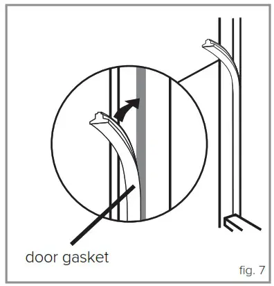 cda FW821 Extra Large Integrated Larder Fridge - Mounting the Fascia 3