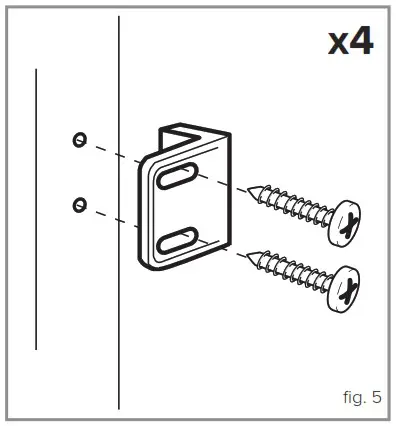 cda FW821 Extra Large Integrated Larder Fridge - Mounting the Fascia