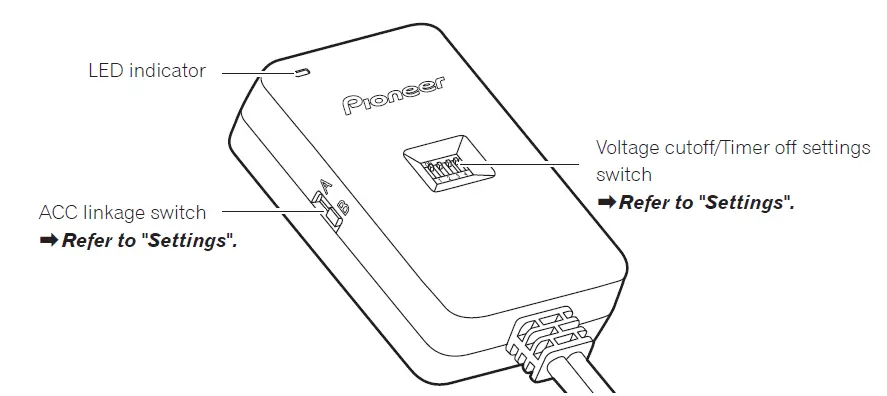 Pioneer RD-HWK200 Dash Cam Hardwire Kit 1