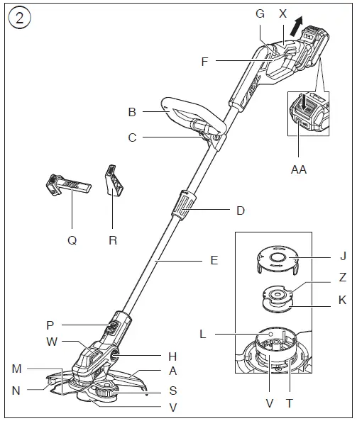 SKIL-0230-Cordless-Line-Trimmer-fig-2