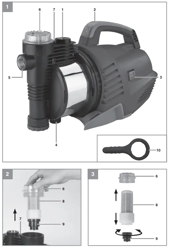 Einhell GE GP 9041E Garden pump -