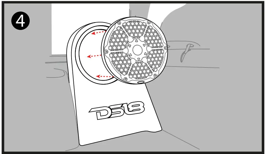 DS18 JK SUB12 LR 12 Inch Subwoofer Box Left and Right - Figure 5
