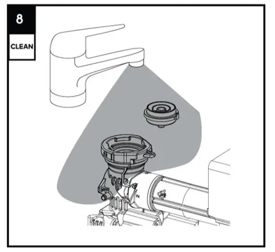 KOLO 94163-002 Technic GT Smart Fresh Clip Flushing Control Button - fig 113