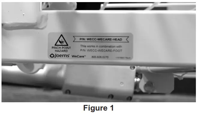 joerns 50567 WeCare Full-Electric Hospital Bed - figar 1