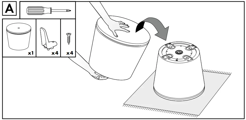 LIVARNO IAN 384923 PARTY TABLE WITH ICE BUCKET - fig1