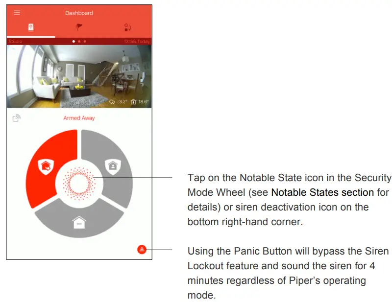 piper - Panic Button