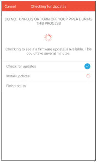 piper - Your Piper will automatically