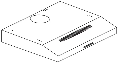 Electrolux ECF9214X 60cm fixed extractor hood