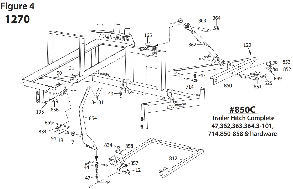 Rain-Flo IRRIGATION 1270 Water Wheel Transplanter - FIG4