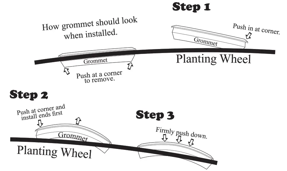 Rain-Flo IRRIGATION 1270 Water Wheel Transplanter - Grommet