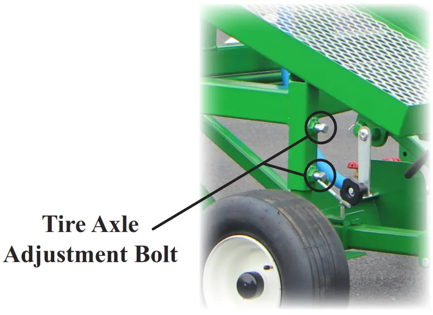 Rain-Flo IRRIGATION 1270 Water Wheel Transplanter - Tire Axle