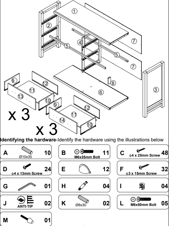 Alaterre-Furniture-ANWI1131R1-6-Drawer-Double-Dresser-FIG-2