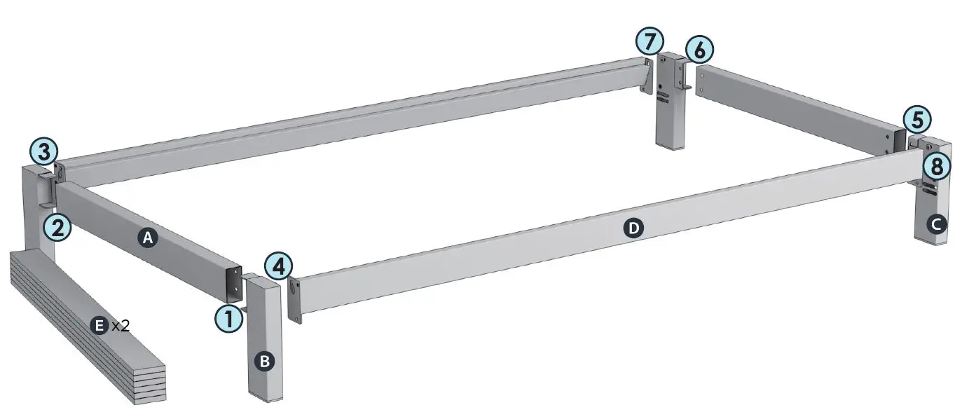 MELLOW-B07H9J4MSX-Heavy-Duty-10-inch-Twin-Platform-Bed-fig-3