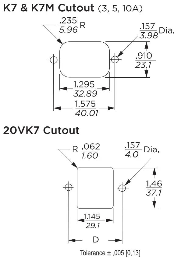 TE connectivity VK6 K Series Corcom General Purpose RFI Power Line Filter - fig 14
